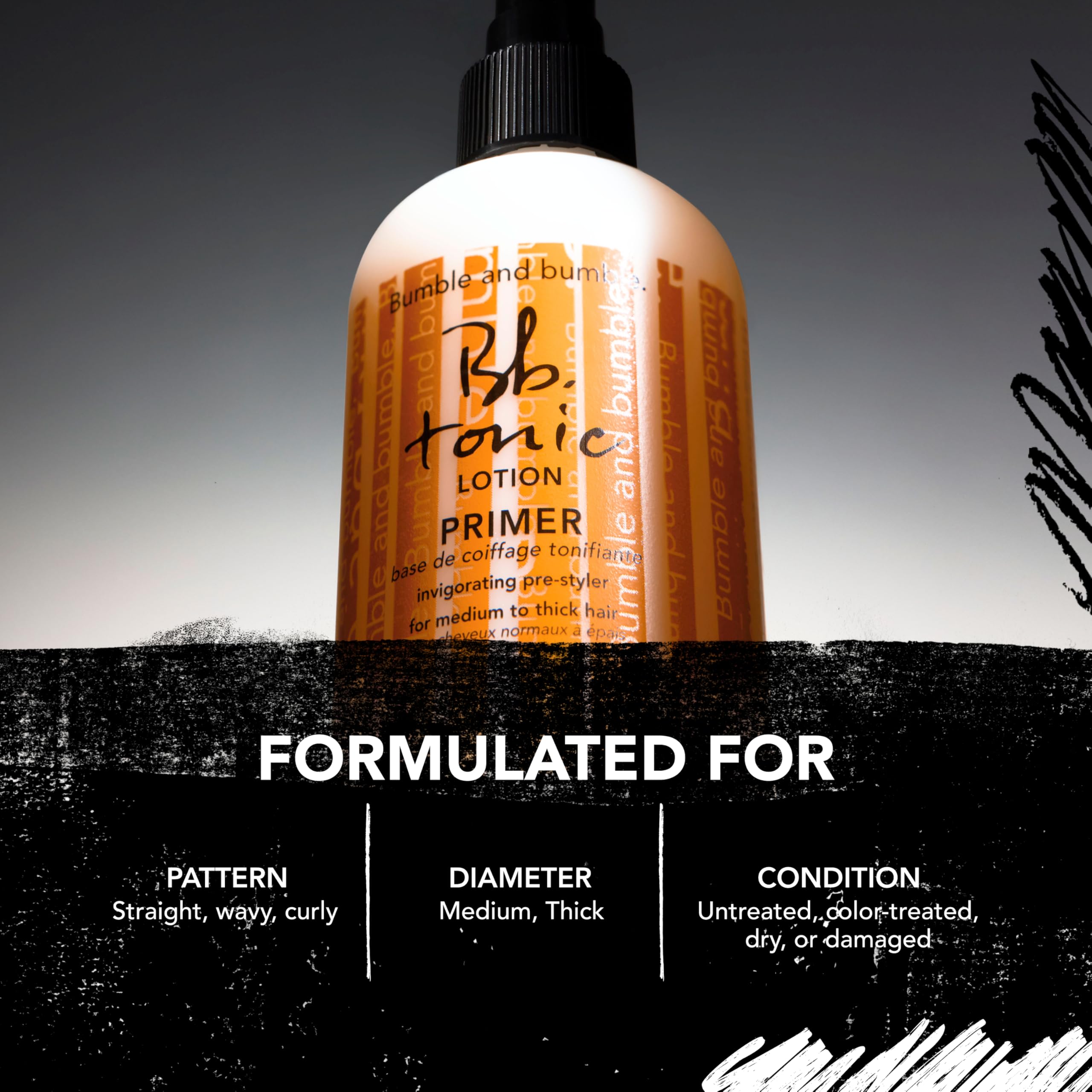 Bumble and bumble mist spraying from bottle, quick detangling for styling