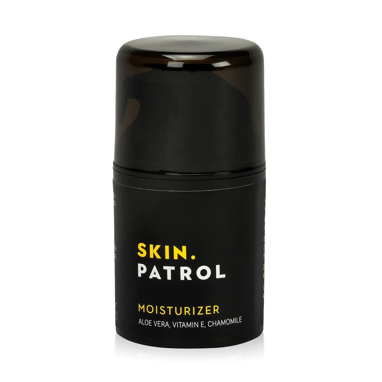 Bump Patrol front tube showing label and compact travel size for easy grooming