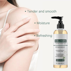 Bupposes being massaged onto elbow to soften appearance and smooth skin