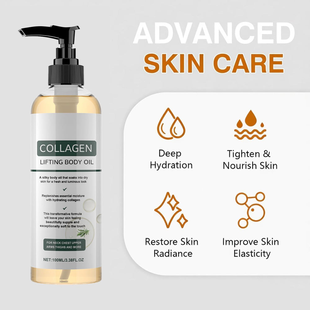 Bupposes close-up texture of oil drops on skin highlighting quick absorption