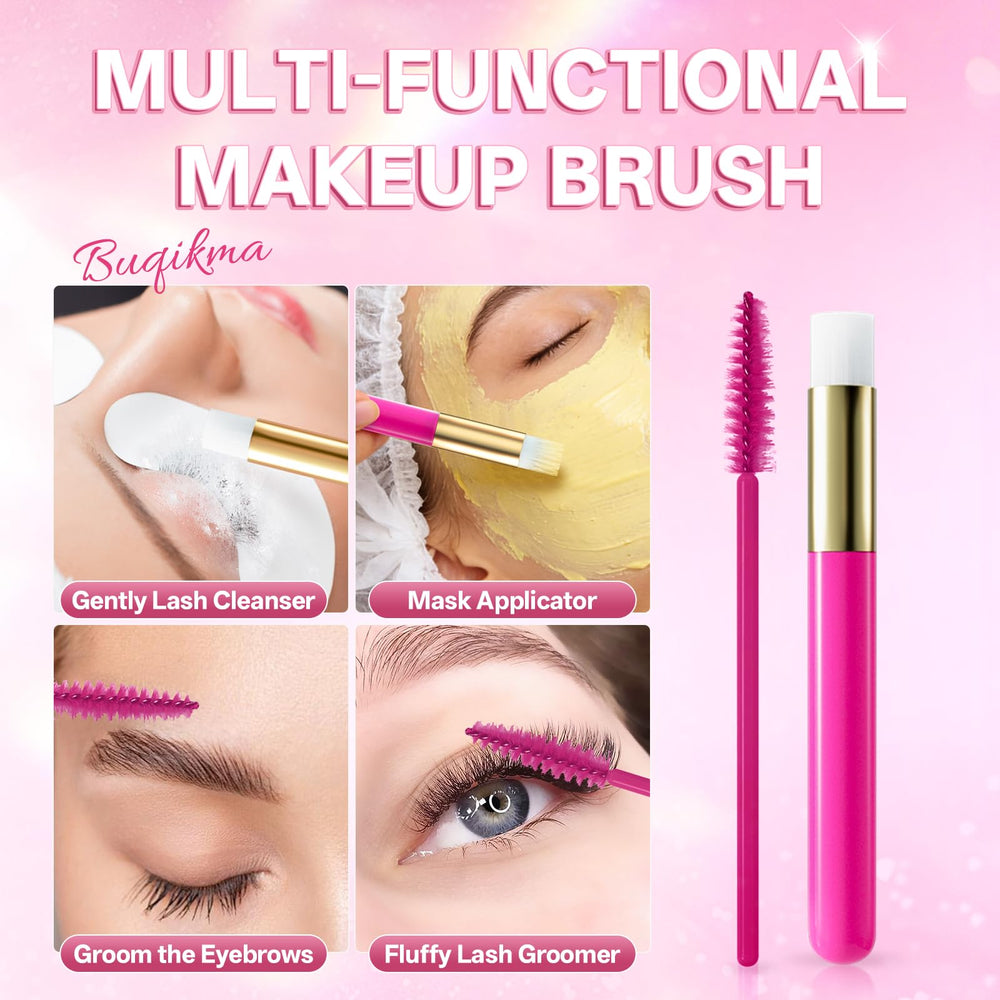 Buqikma fifty mascara wands fanned out for precise separation and grooming