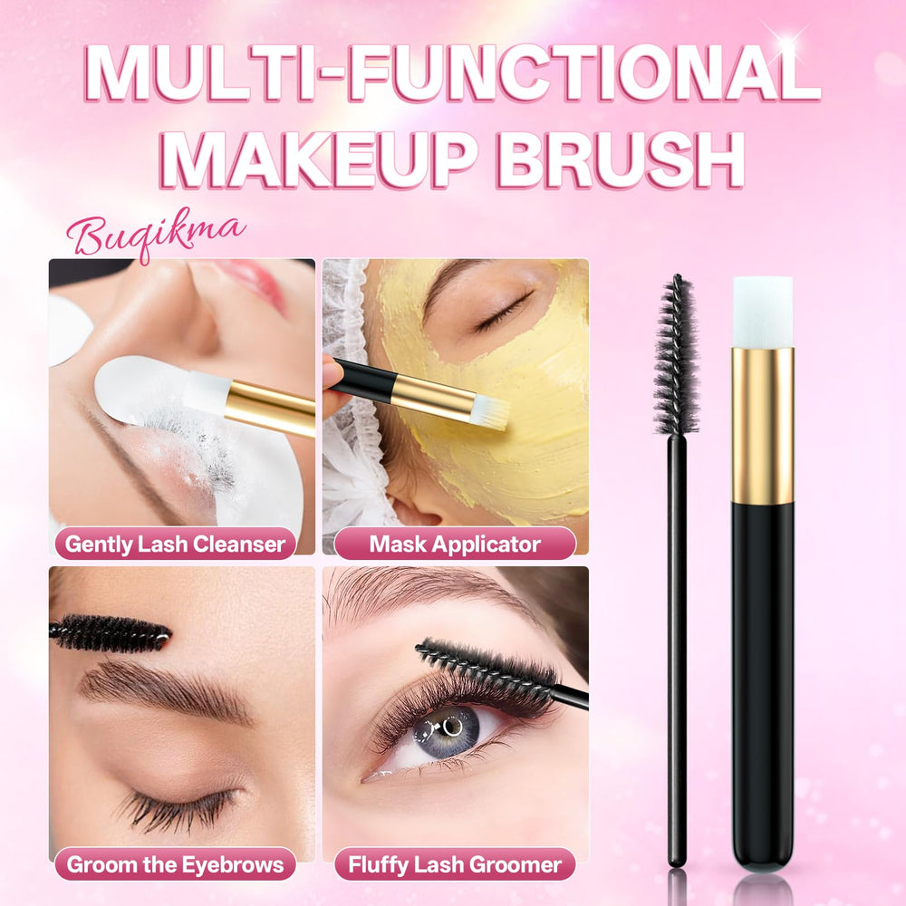 Buqikma fifty disposable mascara wands fanned out for hygiene