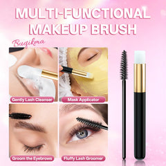 Buqikma fifty disposable mascara wands fanned out for hygiene