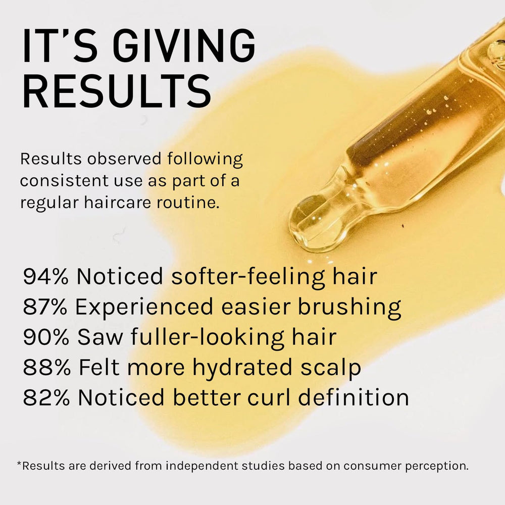 Bur Bur scalp massage with oil demonstrating deeper nourishment