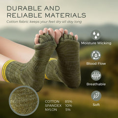 burning barefoot close-up of toes separated to illustrate alignment benefit