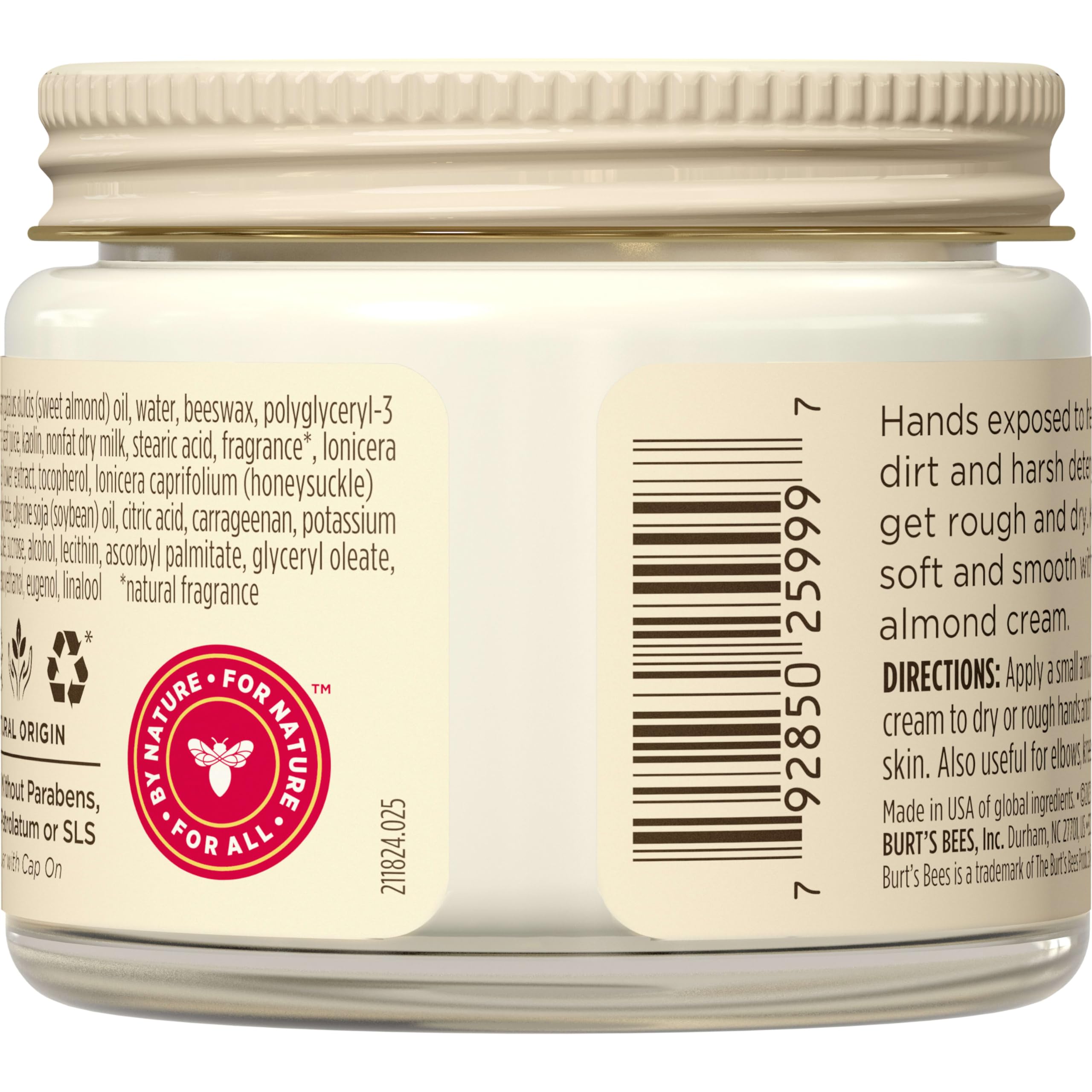 Burt's Bees tube on bathroom shelf in lifestyle scene for daily ritual appeal