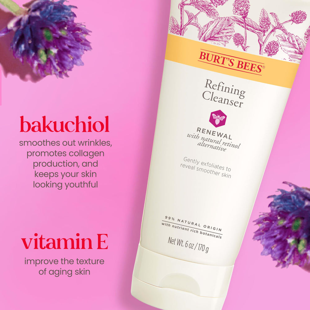 Bakuchiol ingredient visual with Burt's Bees, natural retinol alternative benefit
