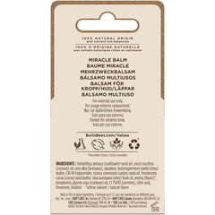 Burt's Bees infinitely recyclable tin emphasizing responsible packaging