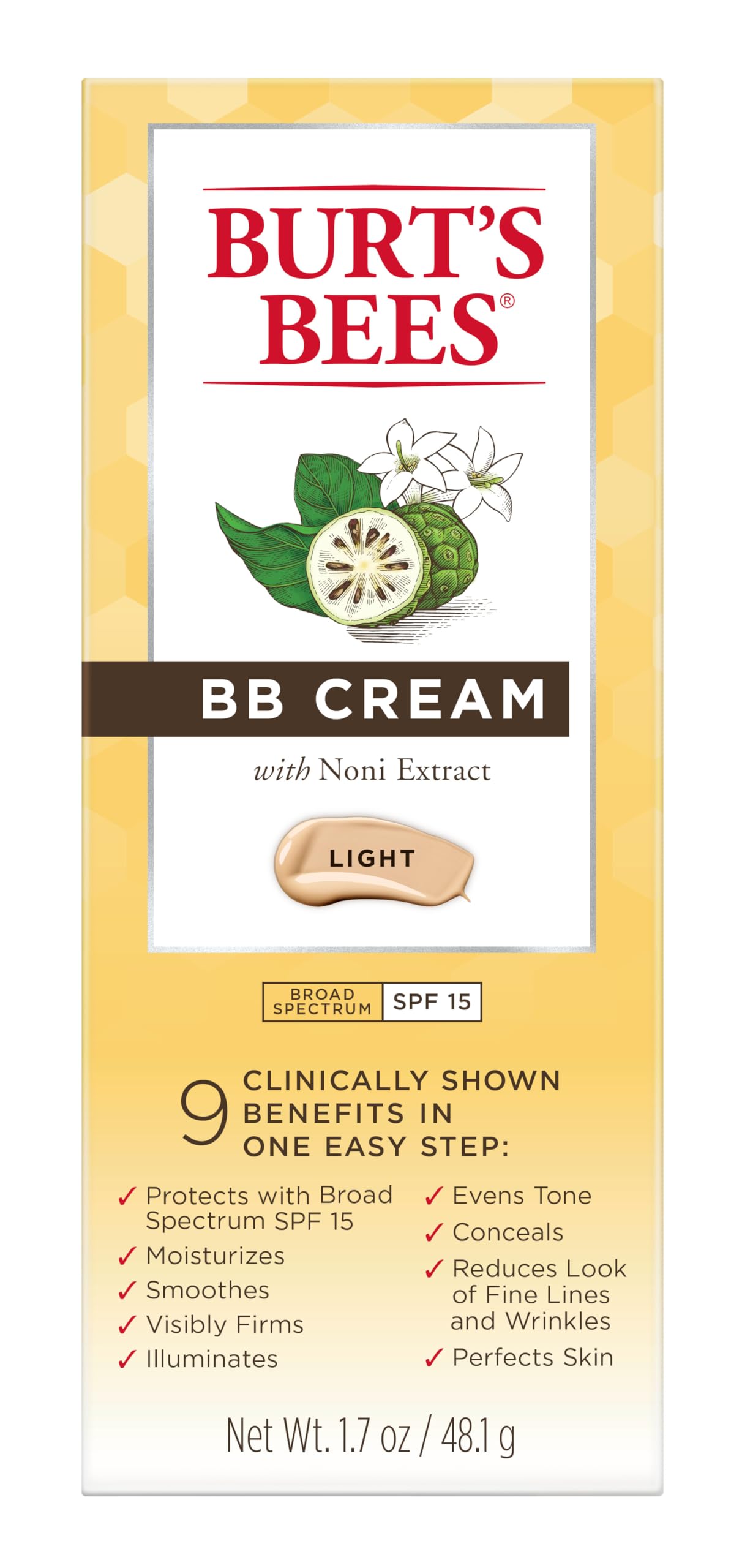 Burt's Bees BB cream in bathroom routine illustrating quick everyday protection