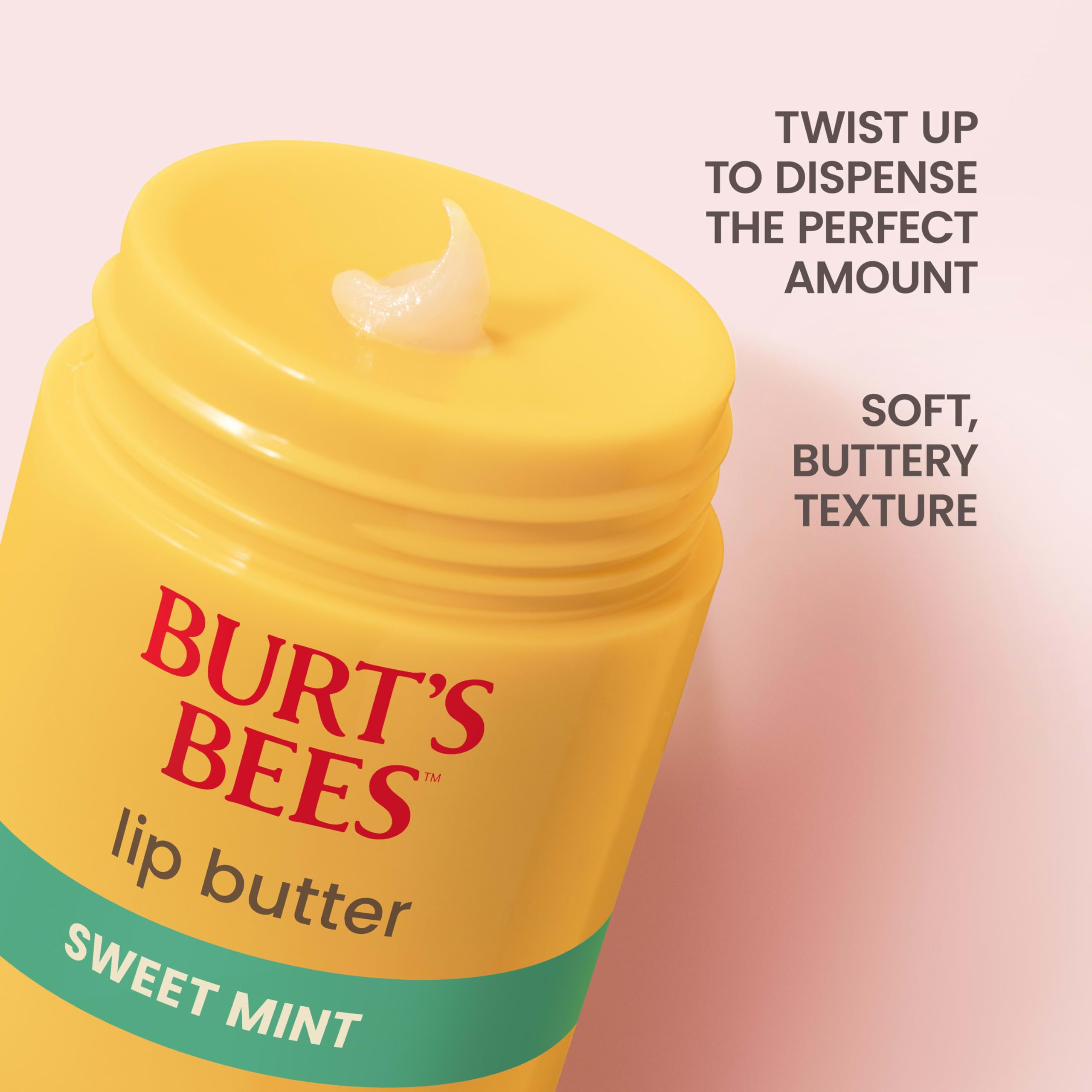 Burt's Bees beeswax label detail highlighting breathable protective barrier