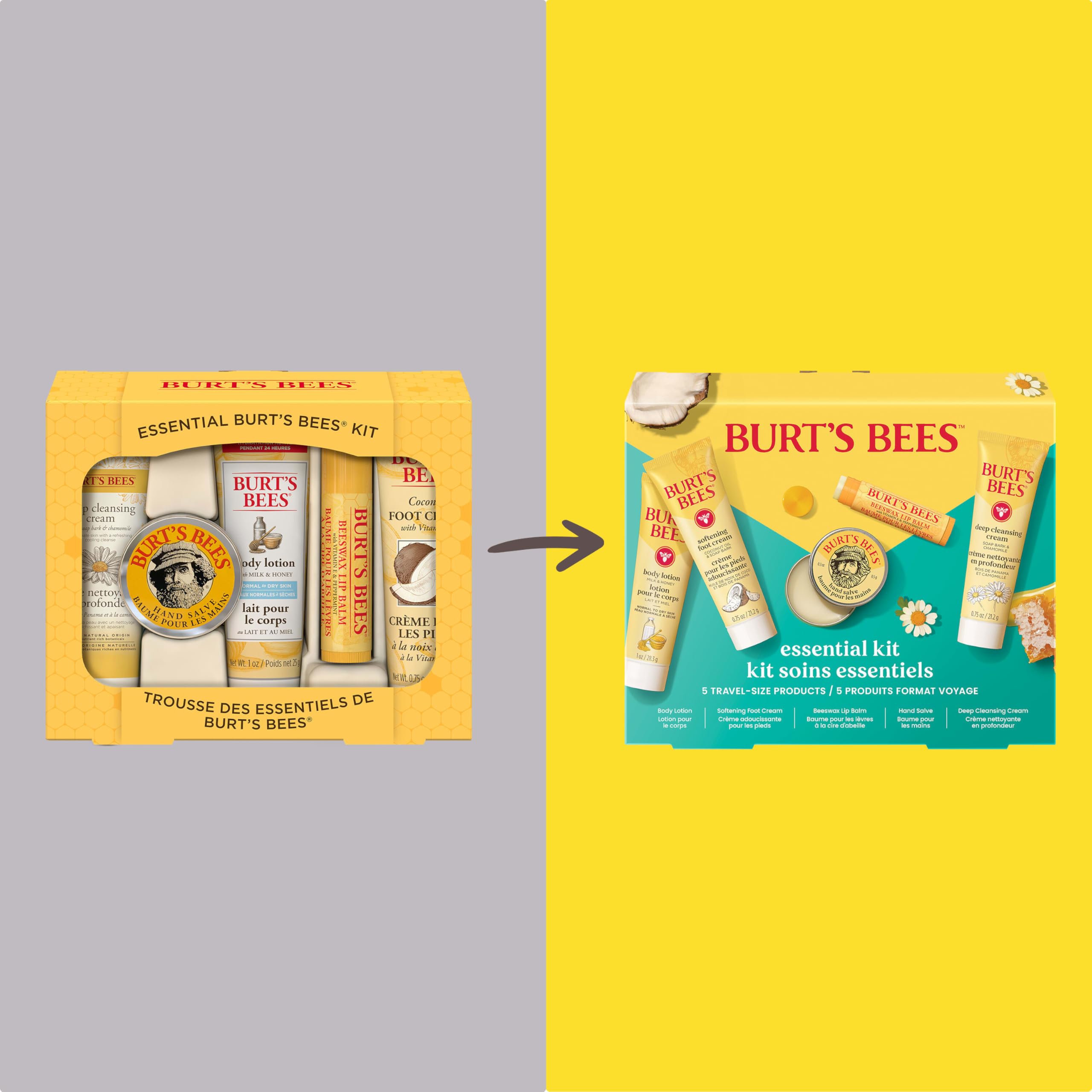 Burt's Bees beeswax lip balm open tube showing moisturizing, peppermint-refreshing benefit