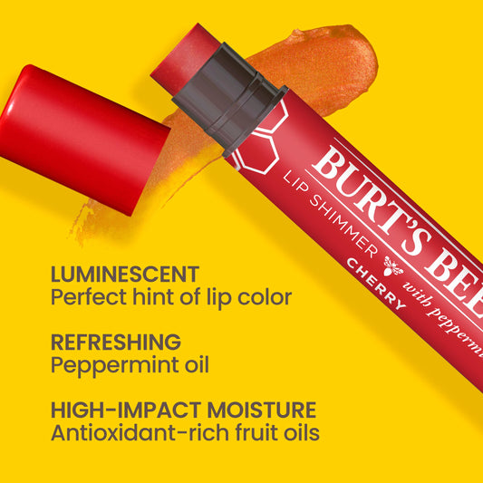 Burt's Bees cap close-up highlighting secure closure for mess-free carry