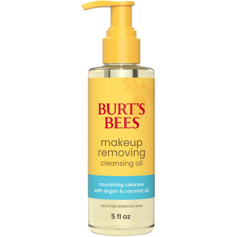 Burt's Bees front packaging showing bottle and benefits for gentle cleansing