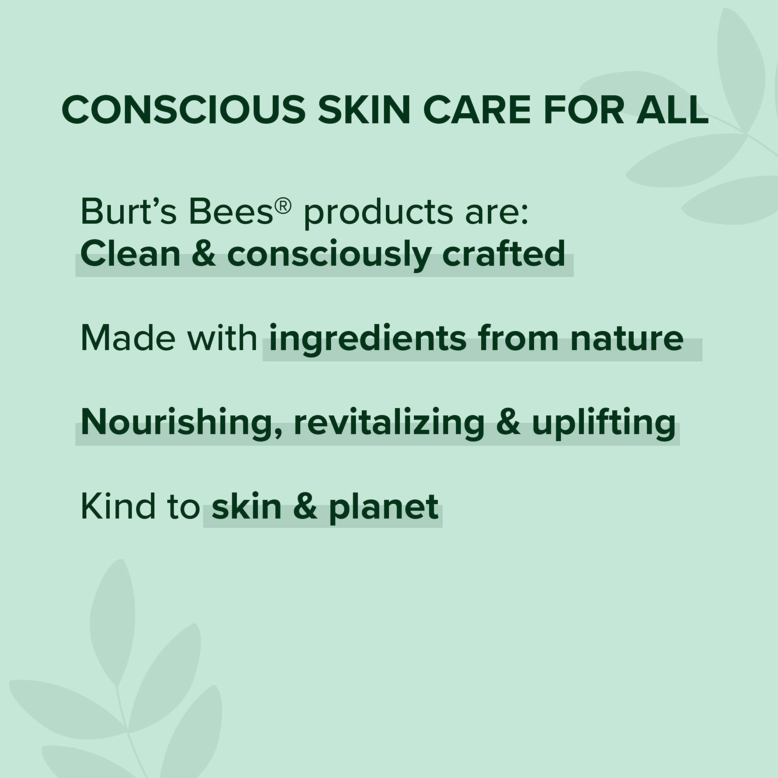 Burt's Bees capsule open dispense top showing easy application and controlled dosing benefit