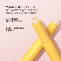 Burt's Bees close-up of vitamin core texture highlighting antioxidant nourishment