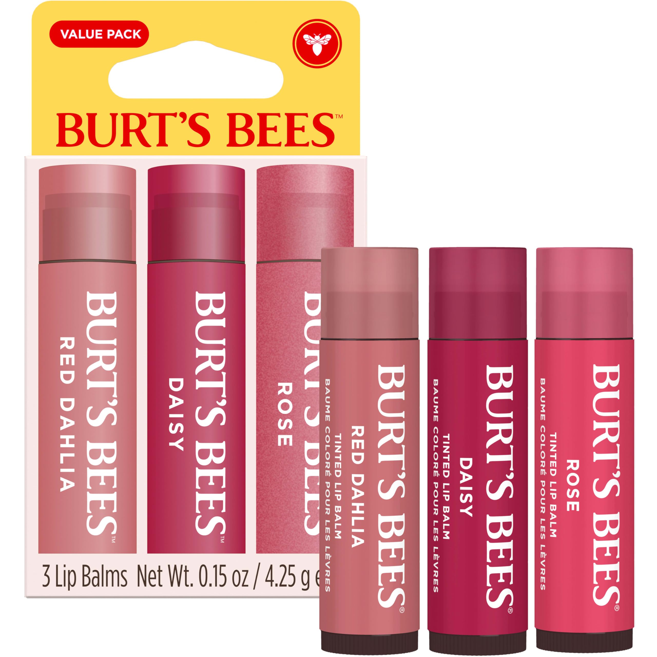 Burt's Bees close-up of balm texture highlighting glossy, moisturizing sheen