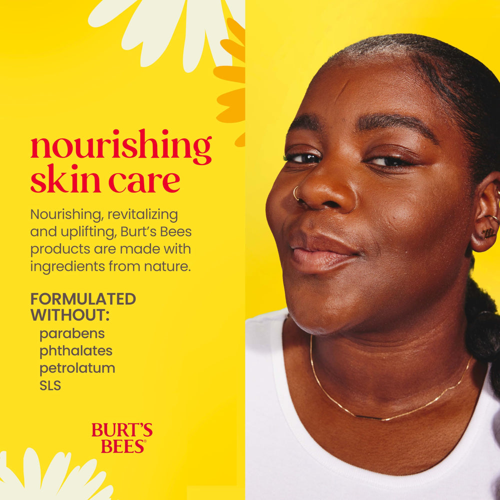 Burt's Bees coconut foot cream tube displayed for intensive moisture on dry heels