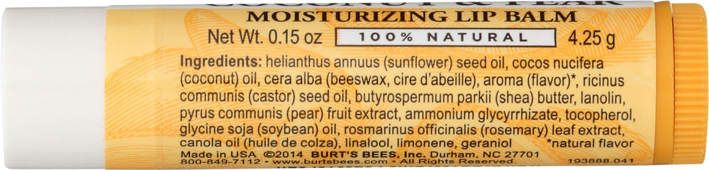 Burt's Bees tube inside purse ready for on-the-go moisture