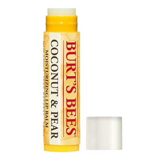 Burt's Bees open tube texture close-up illustrating smooth hydration benefit