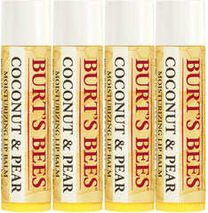 Burt's Bees tubes inside travel pouch illustrating convenience for travel benefit