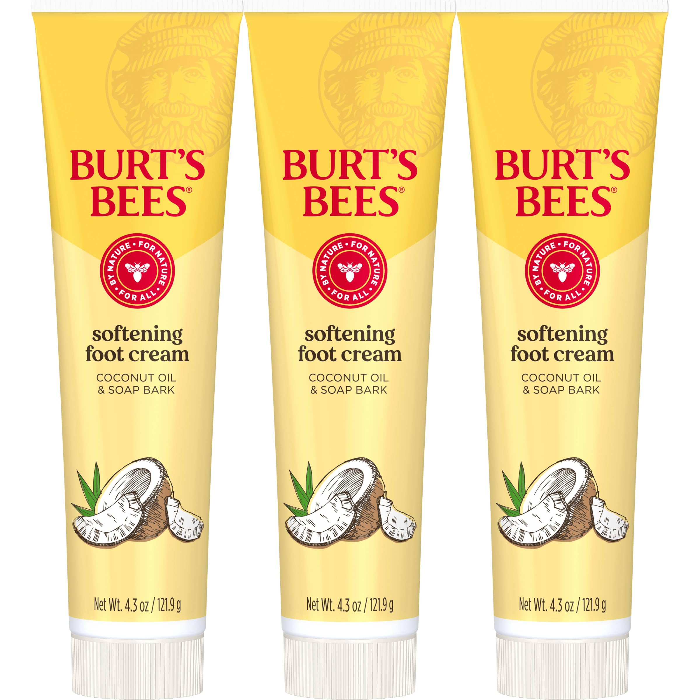 Burt's Bees front packaging showing tube and brand benefits