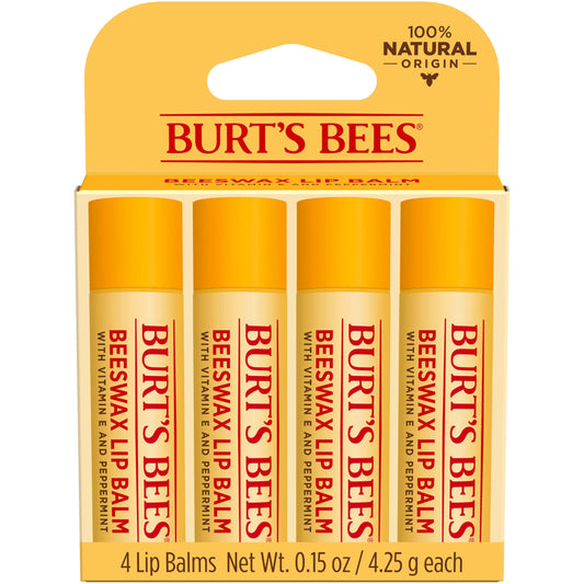 Burt's Bees front tube showing label and portable design benefits
