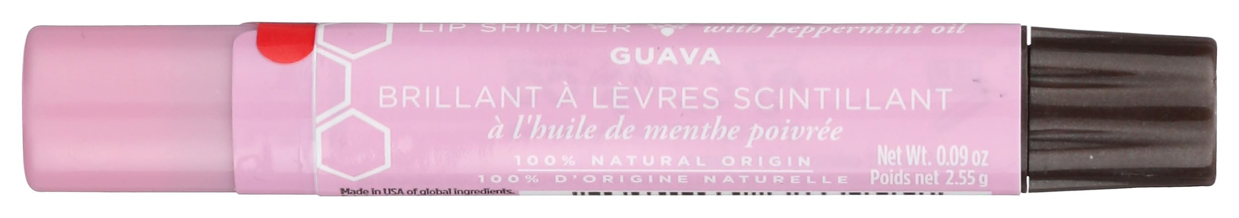 Burt's Bees guava next to keys to display purse-friendly size and easy carrying