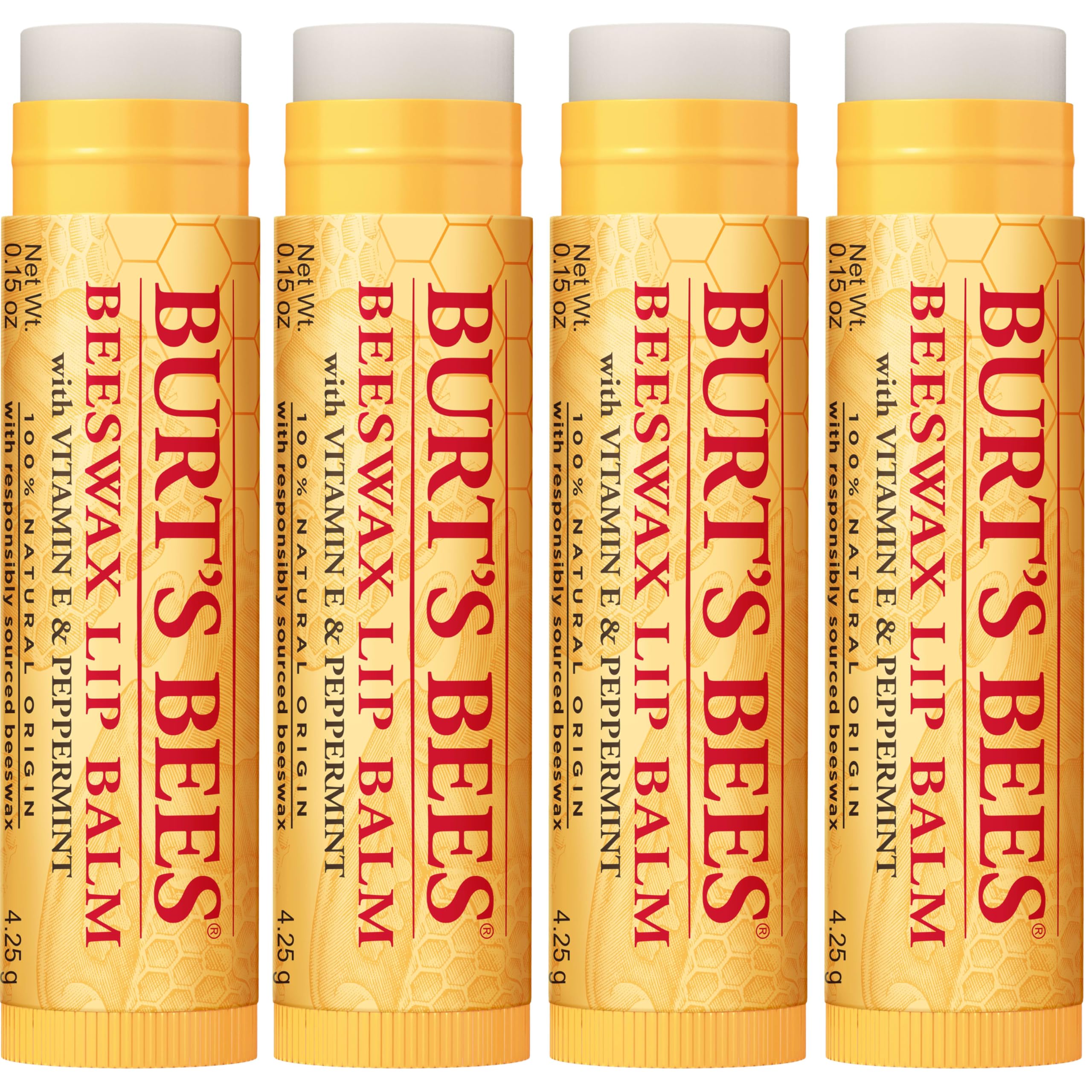Burt's Bees ingredients flatlay highlighting natural origin benefit