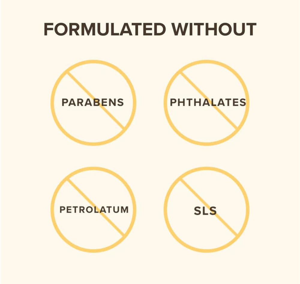 Burt's Bees ingredients label closeup showing natural components benefit
