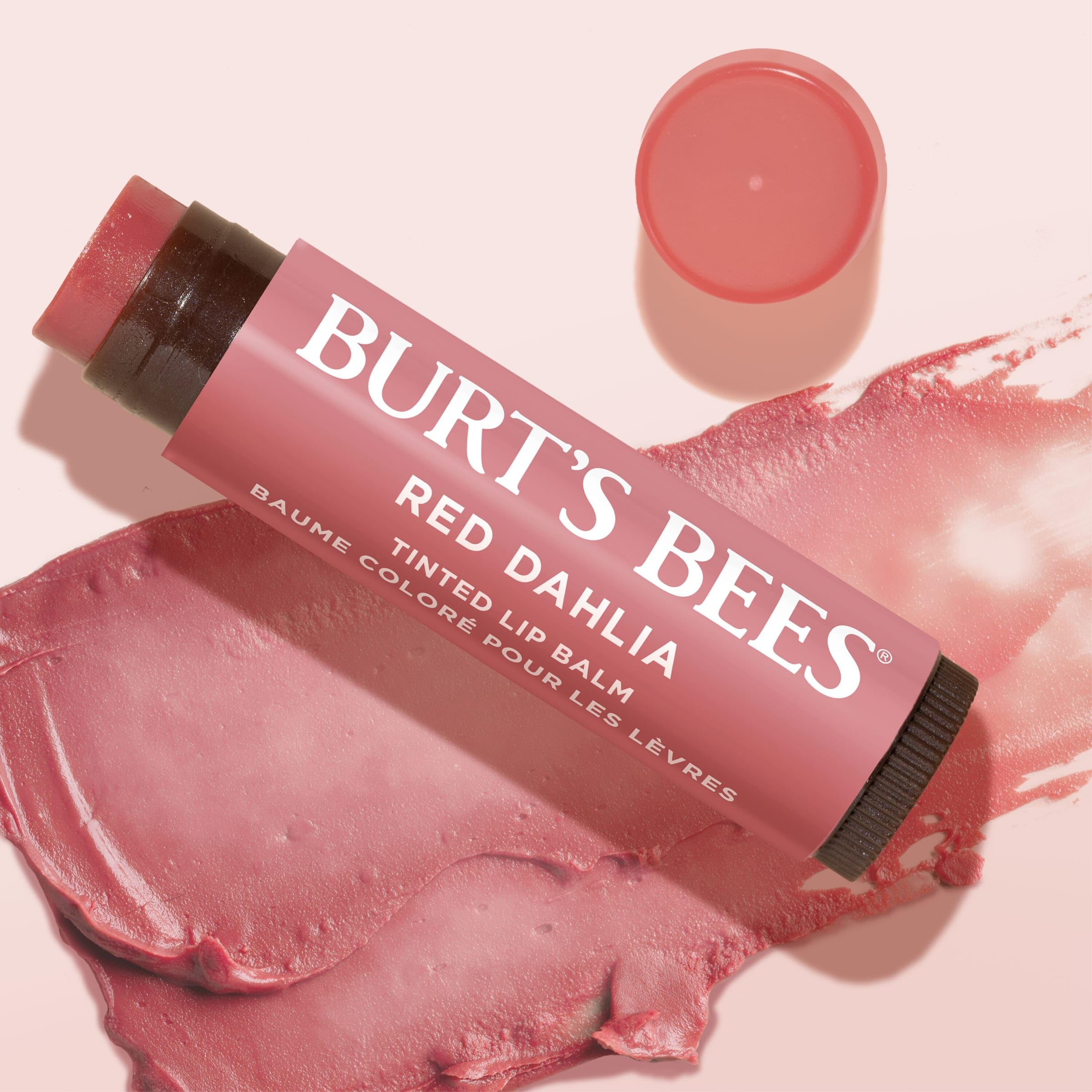 Burt's Bees ingredients label closeup showing natural-origin formulation