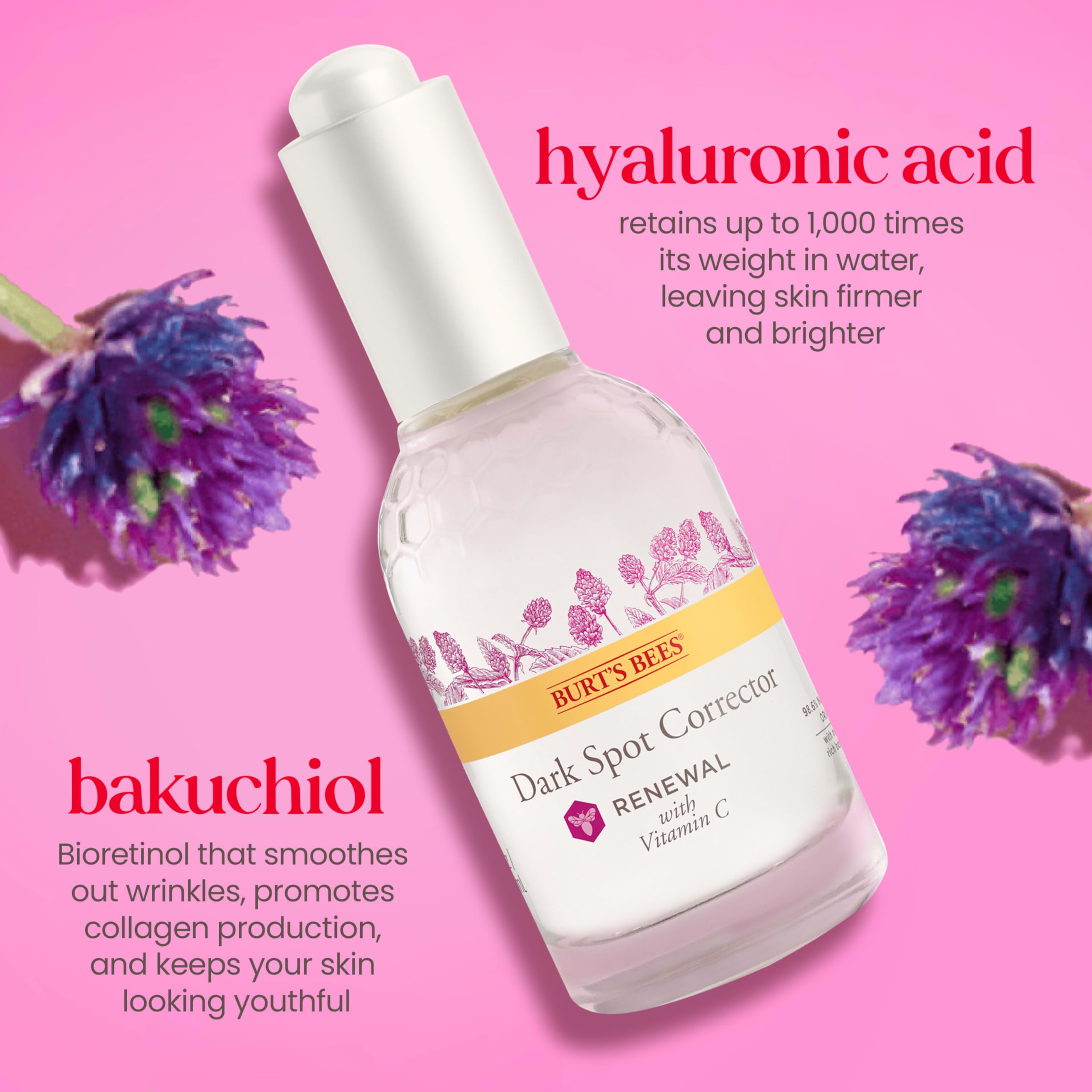 Burt's Bees product label close-up highlighting natural-origin ingredients
