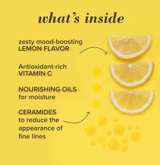 Burt's Bees product label and ingredient panel highlighting natural origins and safety