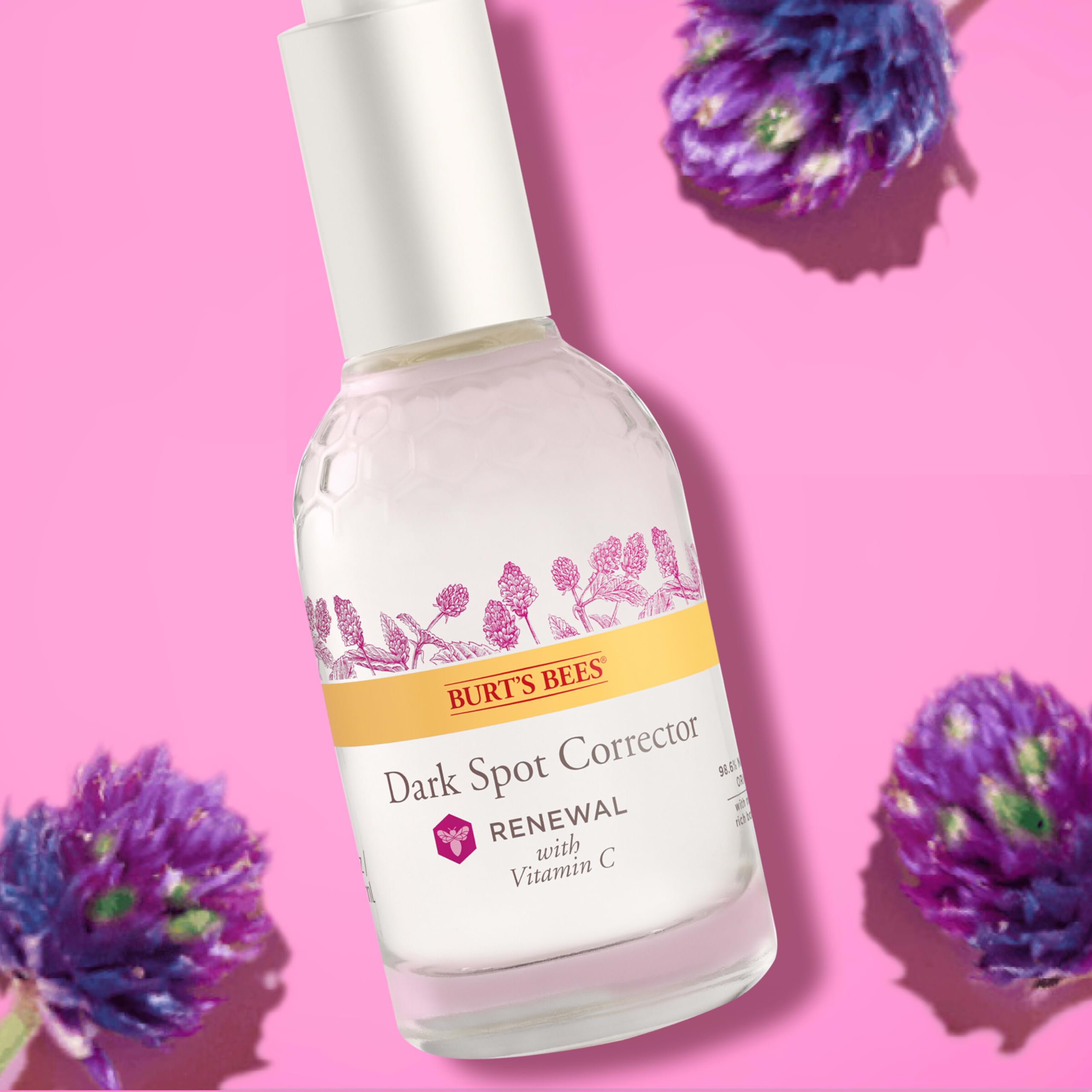 Burt's Bees on bathroom vanity demonstrating easy daily routine benefit