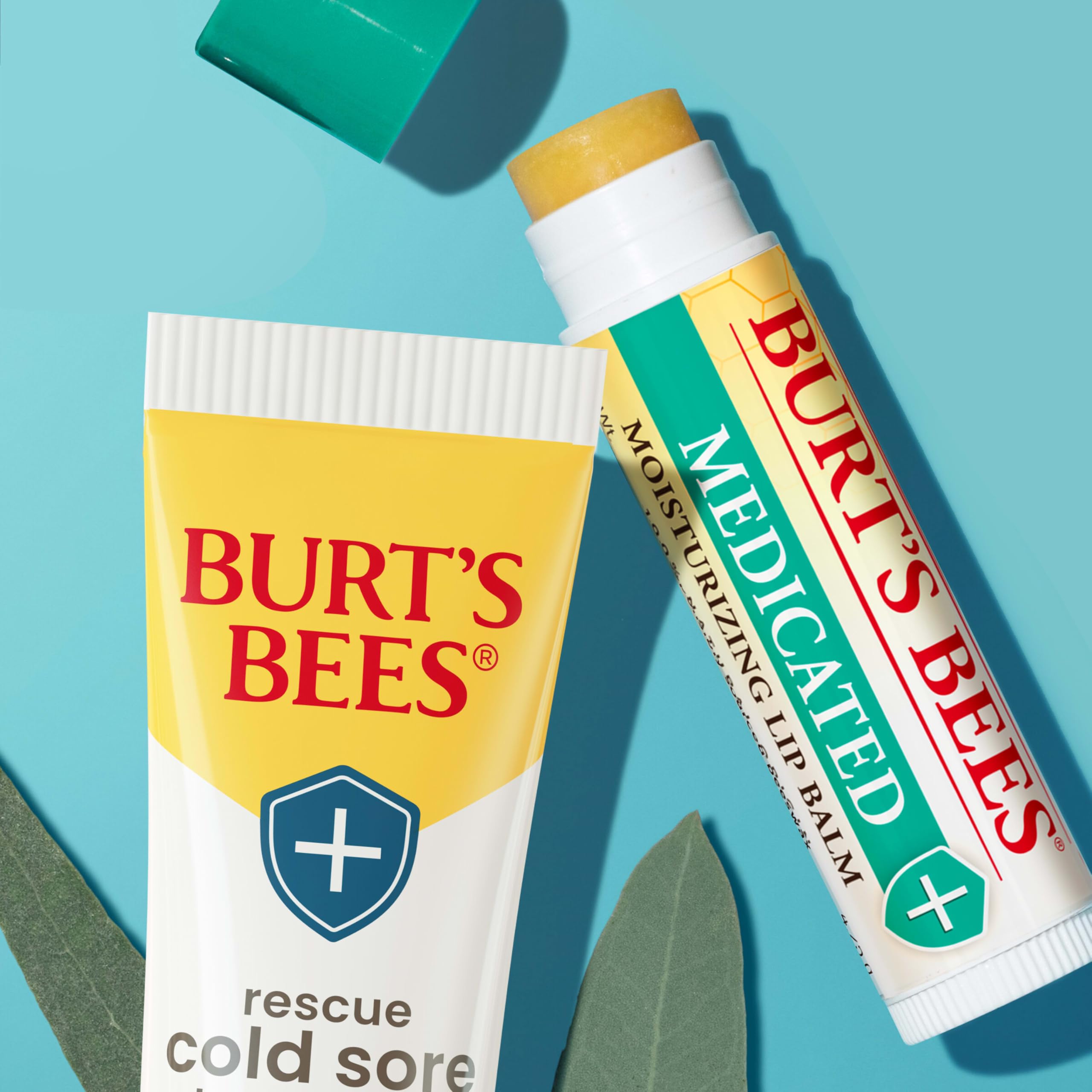 Burt's Bees balm texture close-up highlighting creamy moisturization