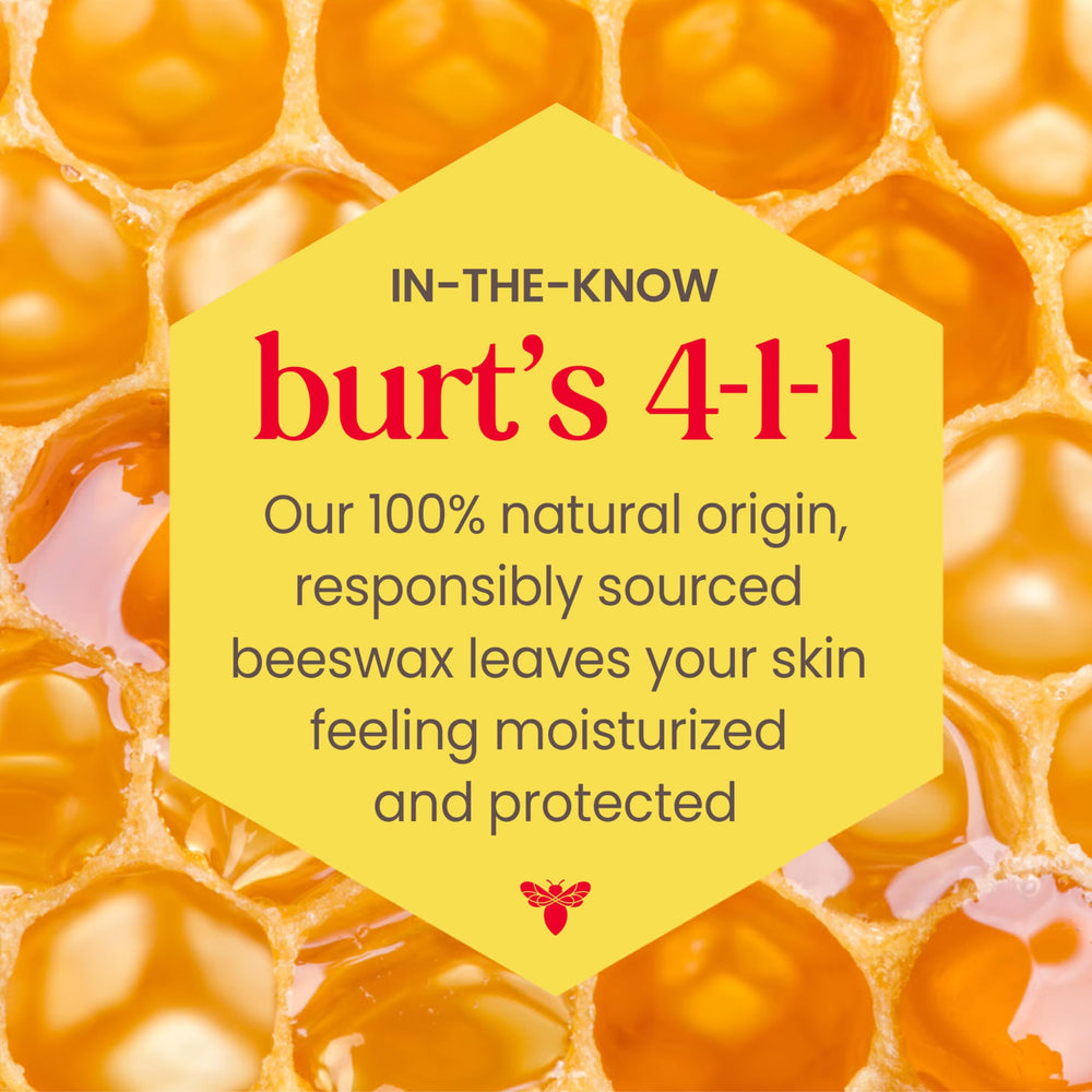 Burt's Bees shimmer tubes inside a purse for on-the-go touch-ups convenience