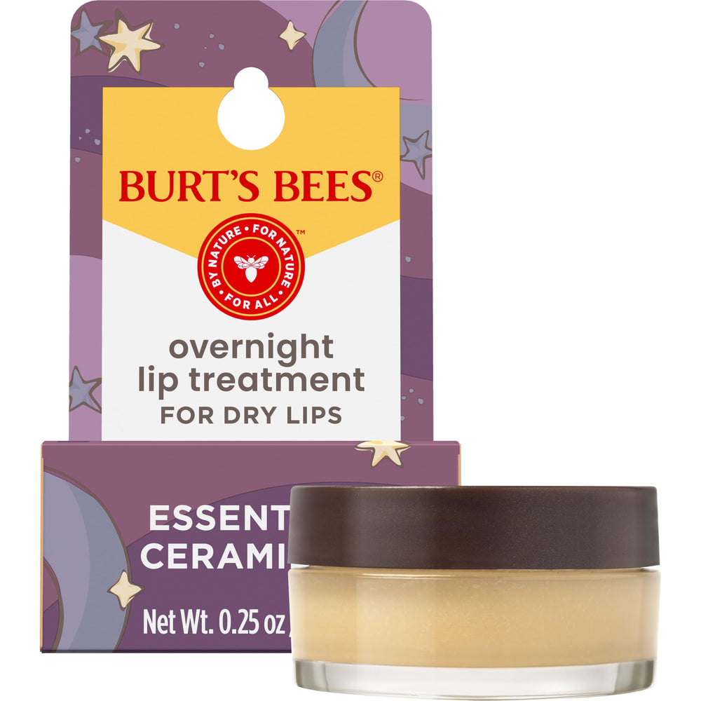 Burt's Bees packaging label close-up showing clean-ingredient claims and instructions