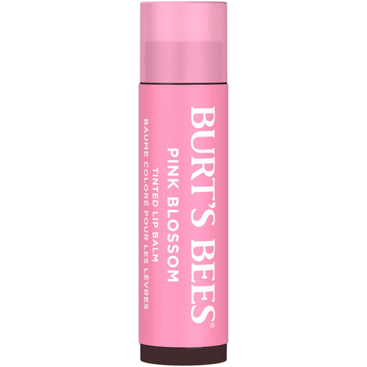 Burt's Bees twist-up balm closeup revealing smooth bullet and easy application