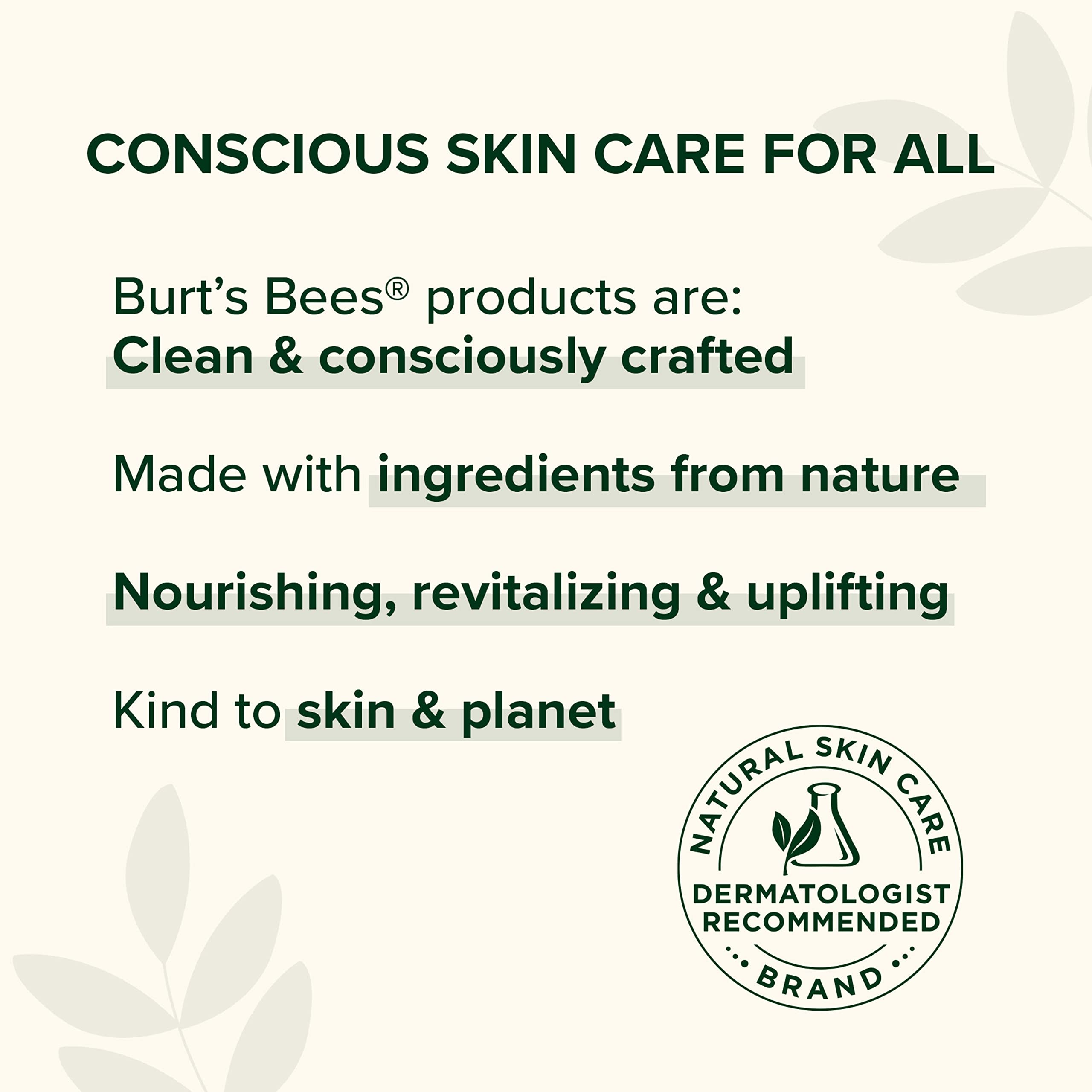 Burt's Bees pouring lotion into hand for fast moisturizing