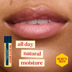 Burt's Bees product in hand illustrating compact size and travel-friendly benefit