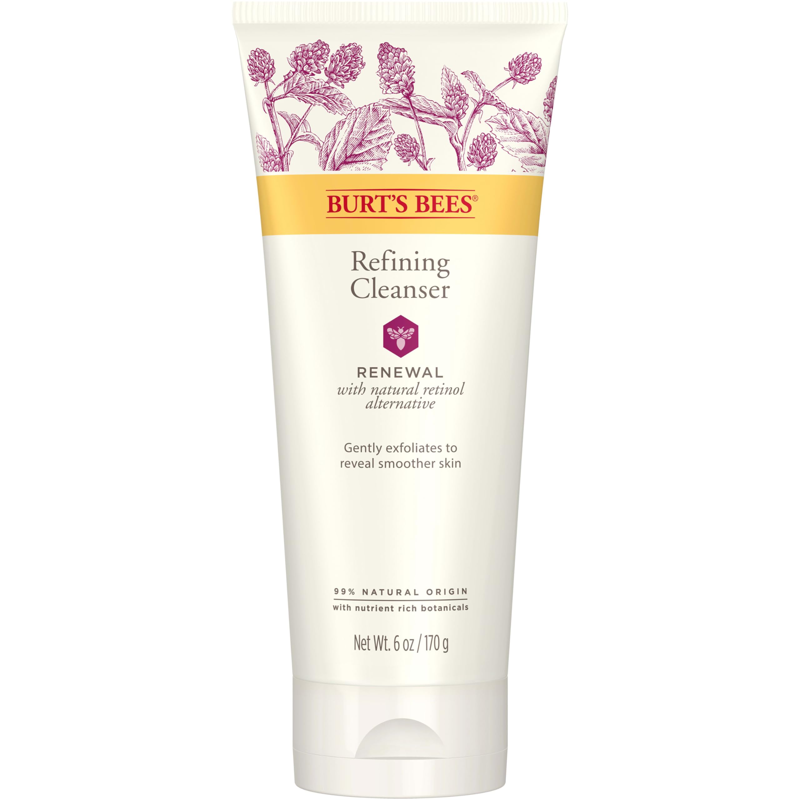 Burt's Bees front packaging showing product and benefits