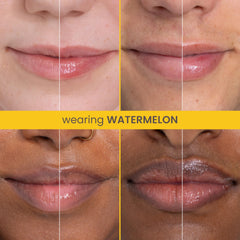 Burt's Bees berry medley tube close-up highlighting flavor and soothing effect