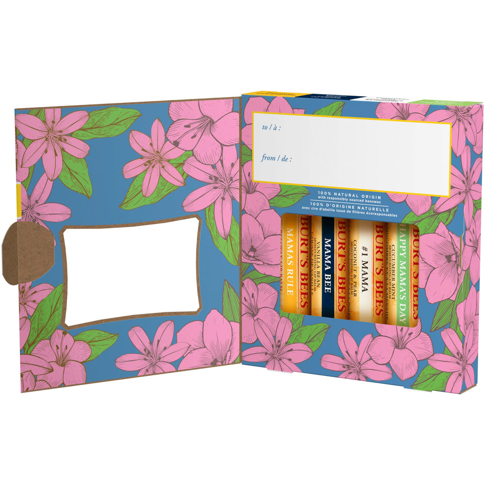 Burt's Bees set on a seasonal table setting ideal for Mother's Day gifting inspiration