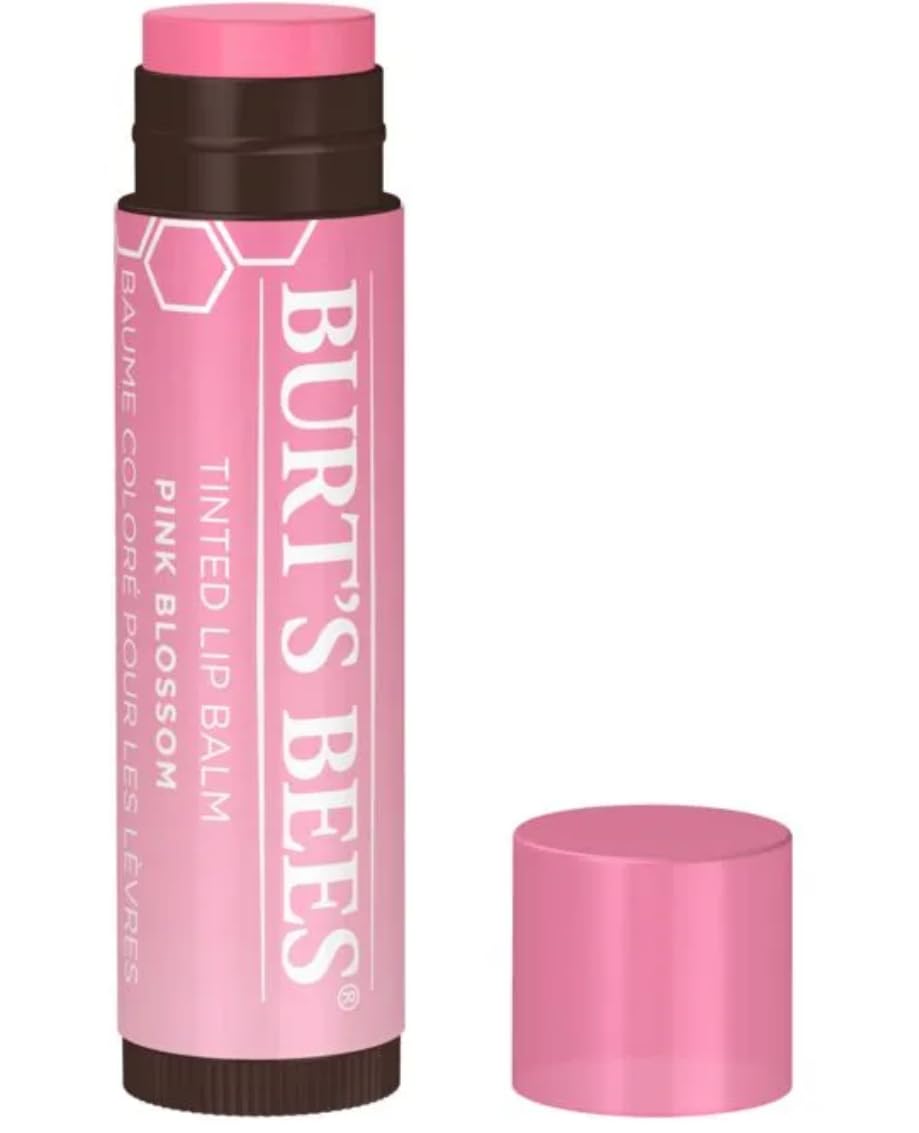 Burt's Bees swatch strip of three shades for easy color comparison