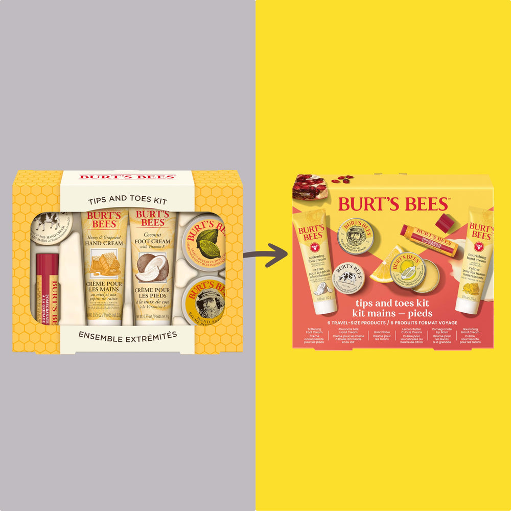 Burt's Bees softening foot cream tube displayed to show rich hydration