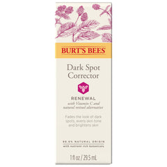 Burt's Bees front bottle view showing product and clear benefits