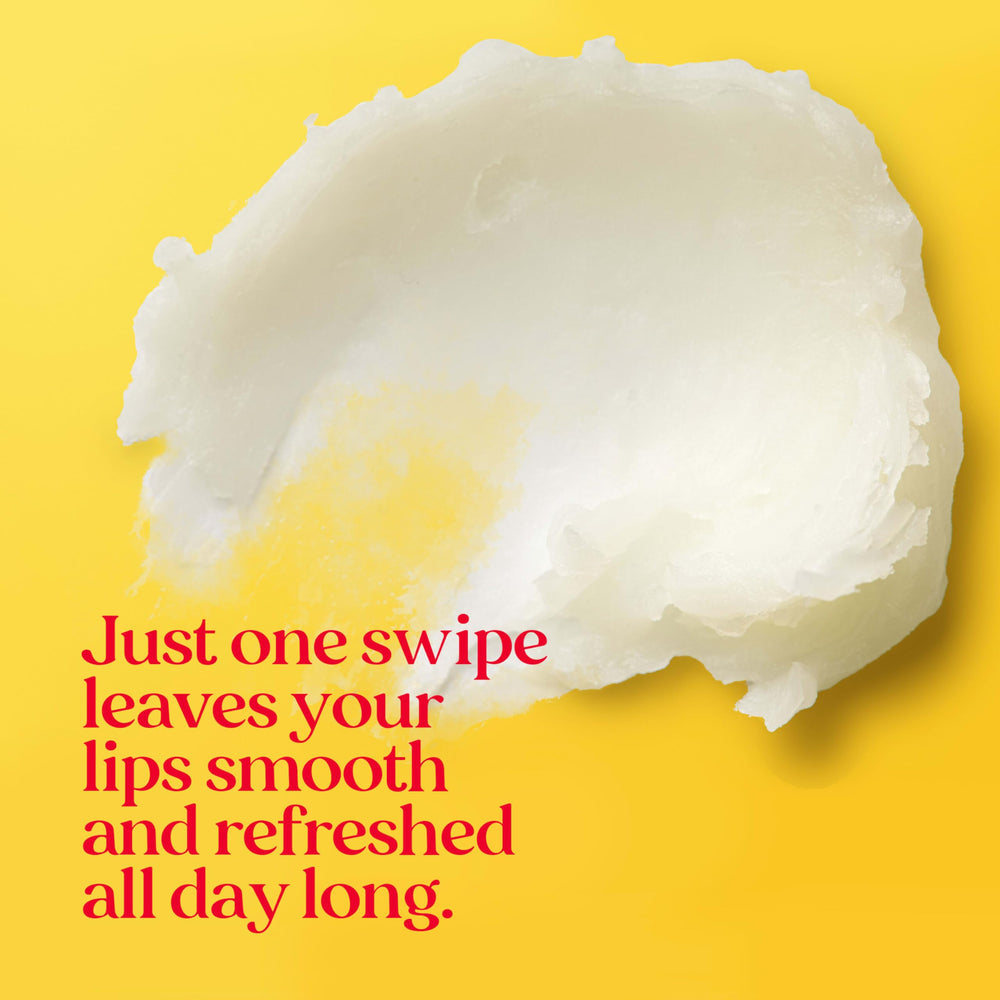 Burt's Bees close-up of balm texture highlighting smooth moisturizing finish