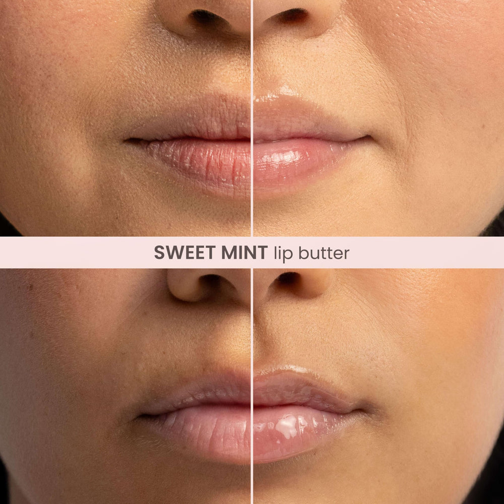 Burt's Bees close-up texture revealing creamy sheer finish and hydration
