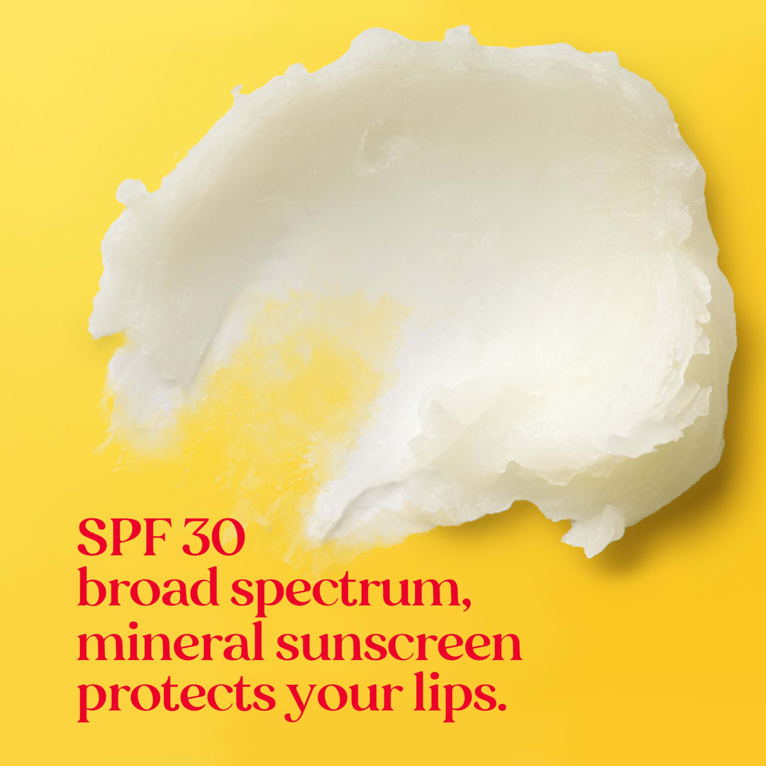Burt's Bees balm texture close-up showing smooth application and rich hydration benefits