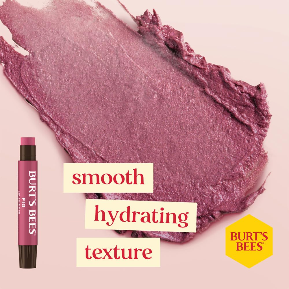 Burt's Bees lotion texture close-up highlighting smooth application benefit