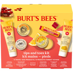 Burt's Bees kit box front showing ready-to-gift packaging and convenience